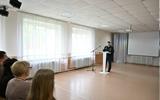 Встреча коллектива учреждения с начальником Молодечненского ГРОЧС Сергеем Костюкевичем