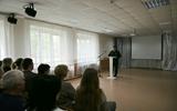 Встреча коллектива учреждения с начальником Молодечненского ГРОЧС Сергеем Костюкевичем