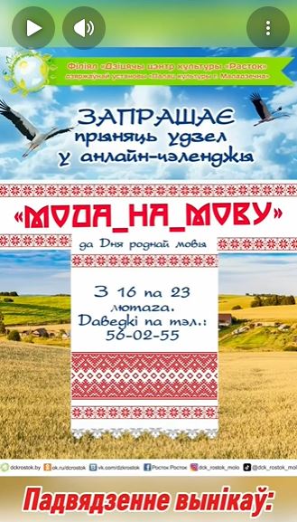 Вынікі анлайн-чэленджа &ldquo;Мода_на_мову&rdquo;